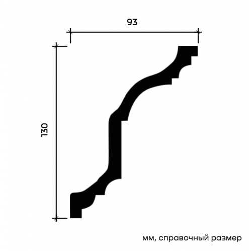 1.50.254F Карниз Европласт гибкий