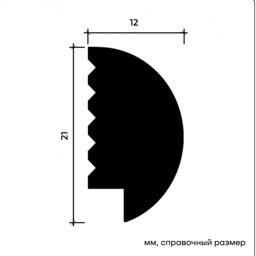6.51.441-280 Молдинг Европласт