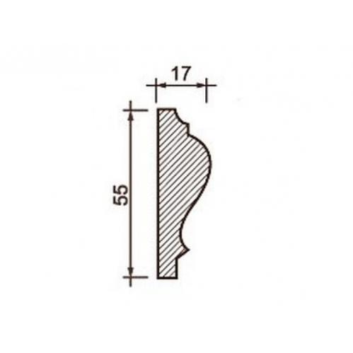 Молдинг М-116, 55Нх17мм