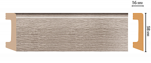 Плинтус Decomaster D234-77ДМ (58*16*2400мм)