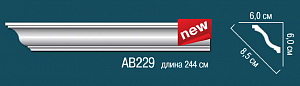 AB229 карниз гладкий Perfect Decor