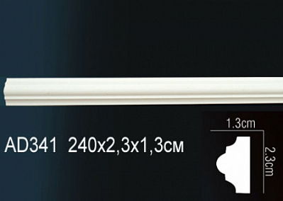 AD341F молдинг гибкий Perfect Decor