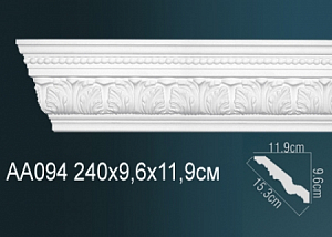 AA094 карниз с орнаментом Perfect Decor