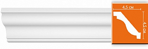 96612F гибкий плинтус Decomaster (Размер: 45х45х2400 мм.)