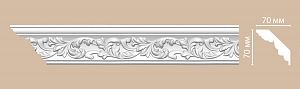 95775 плинтус Decomaster (70*70*2400)