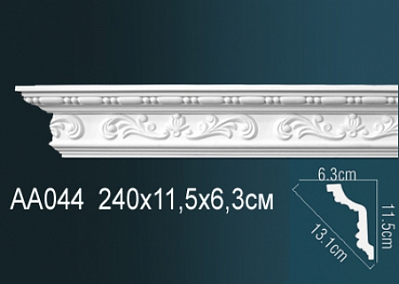 AA044 карниз с орнаментом Perfect Decor