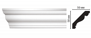 Плинтус потолочный Decomaster D155 (50*50*2000 мм)