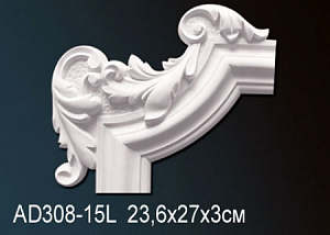 AD308-15L угловой элемент Perfect Decor