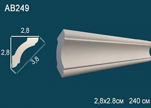 AB249 карниз гладкий Perfect Decor