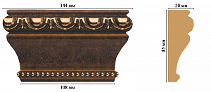 Капитель D202-56 (144x85x30 мм)