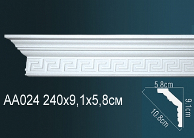 AA024 карниз с орнаментом Perfect Decor