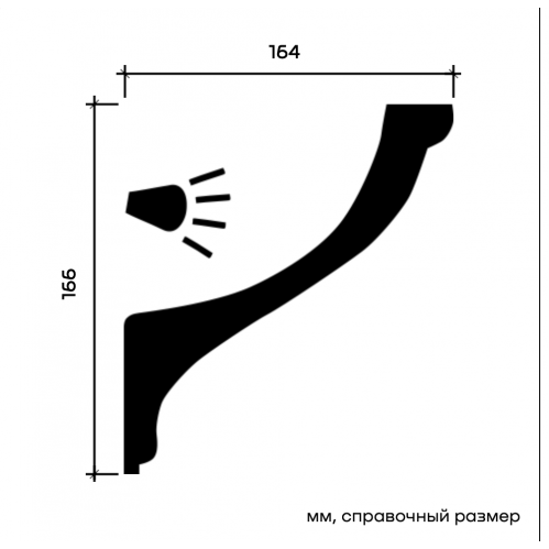 1.50.222F Карниз Европласт гибкий