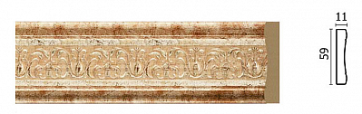 164-127 молдинг (размер 59x11x2400)