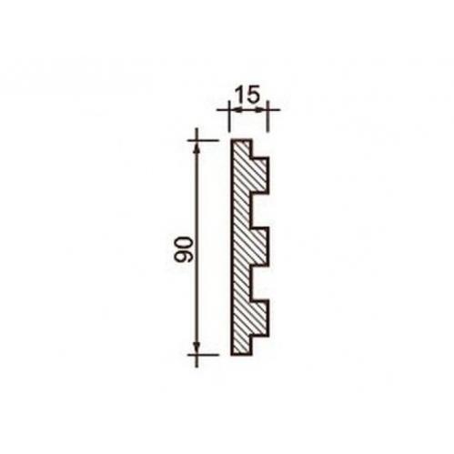 Молдинг М-125, 90Нх15мм