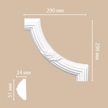 98020-2 угол Decomaster (290*290*25мм)