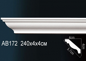 AB172 карниз гладкий Perfect Decor