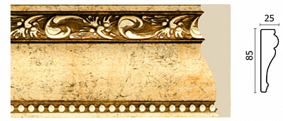 152-552 молдинг (размер 85x25x2400)