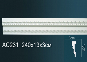 AC231 молдинг с орнаментом Perfect Decor