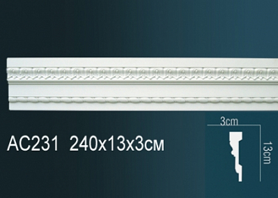 AC231 молдинг с орнаментом Perfect Decor