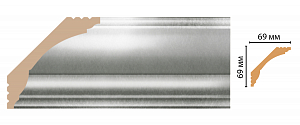 Карниз потолочный D100-375 (69*69*2400)