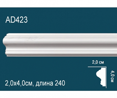 AD423 молдинг гладкий Perfect Decor