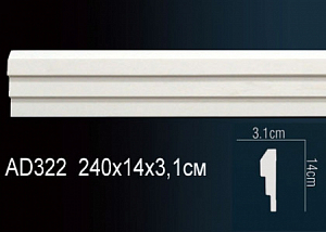 AD322 молдинг гладкий Perfect Decor
