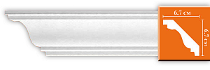 DS 336A гибкий  плинтус Decomaster (Размер: 67х67x1200)