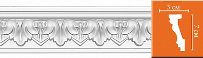 95214F гибкий плинтус Decomaster (70*30*2400мм)