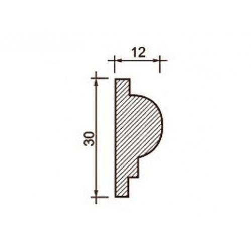 Молдинг М-115, 30Нх12мм
