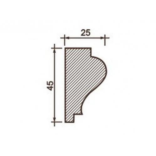 Молдинг М-142, 45Нх25мм