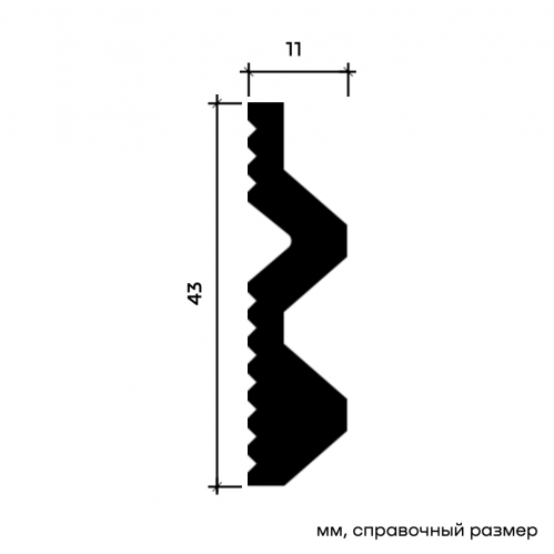 6.51.442-280 Молдинг Европласт