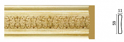 164-281 молдинг (размер 59x11x2400)