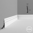 Плинтус SX180F гибкий HIGH LINE Orac Decor