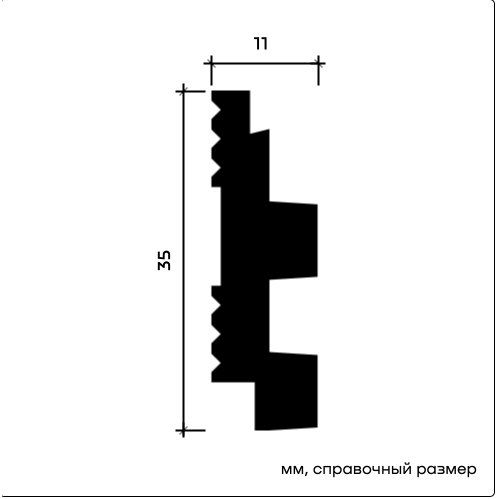 6.51.446 Молдинг Европласт