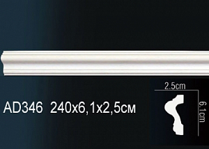 AD346F молдинг гибкий Perfect Decor