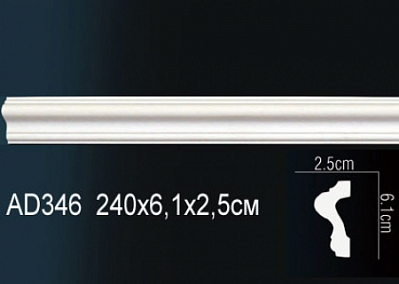 AD346F молдинг гибкий Perfect Decor