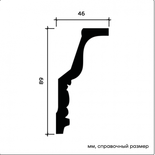 1.50.127F Карниз Европласт гибкий