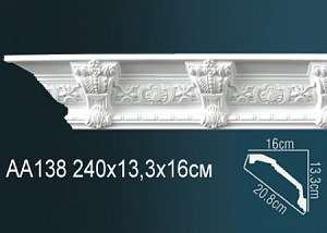 AA138 карниз с орнаментом Perfect Decor
