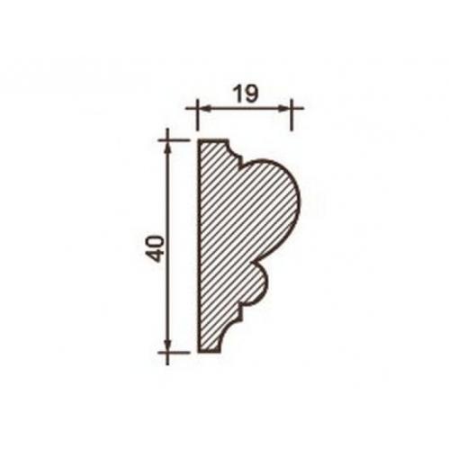 Молдинг М-156, 40Нх19мм