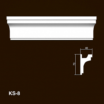 Карниз из гипса KS-8
