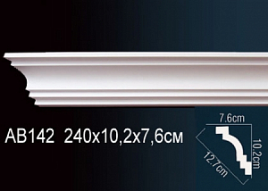 AB142 карниз гладкий Perfect Decor