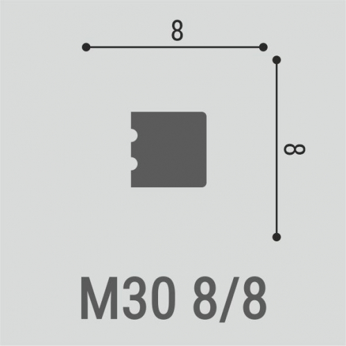 Молдинг М30 8-8