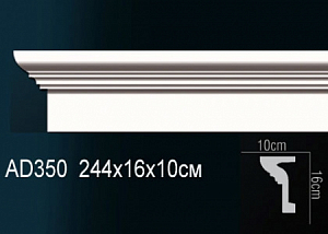 AD350 молдинг гладкий Perfect Decor