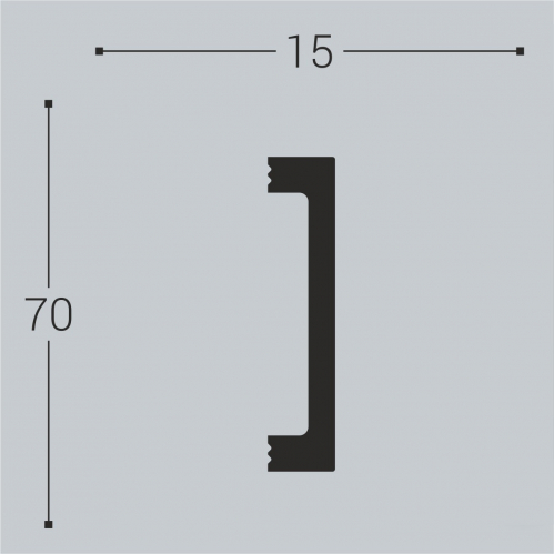 Наличник Н17 70-15