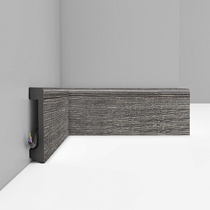 Плинтус Decomaster D235-86 ДМ (80*17*2400 мм)