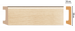 Плинтус Decomaster D234-71ДМ (58*16*2400мм)