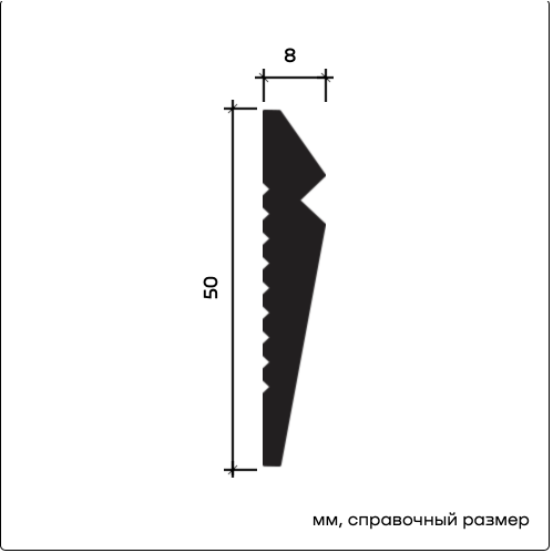 6.51.813 Молдинг Европласт