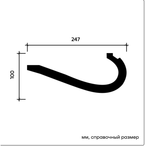 1.50.710F Карниз Европласт гибкий