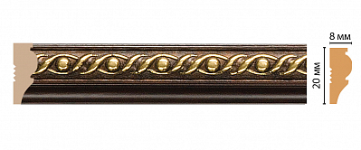 Молдинг Decomaster 103A-51 (20x8x2400)