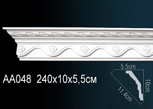 AA048 карниз с орнаментом Perfect Decor